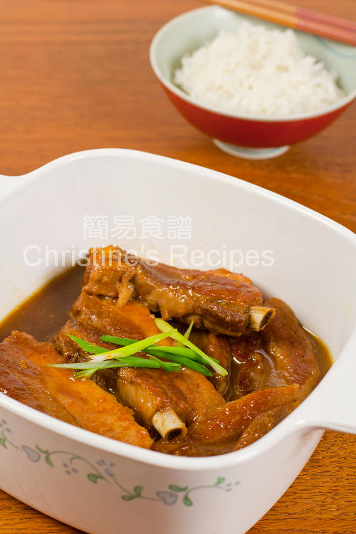 橙汁肉排【滋味小菜】 Stewed Pork Ribs in Orange Juice 簡易食譜 基絲汀 中西各式家常菜譜
